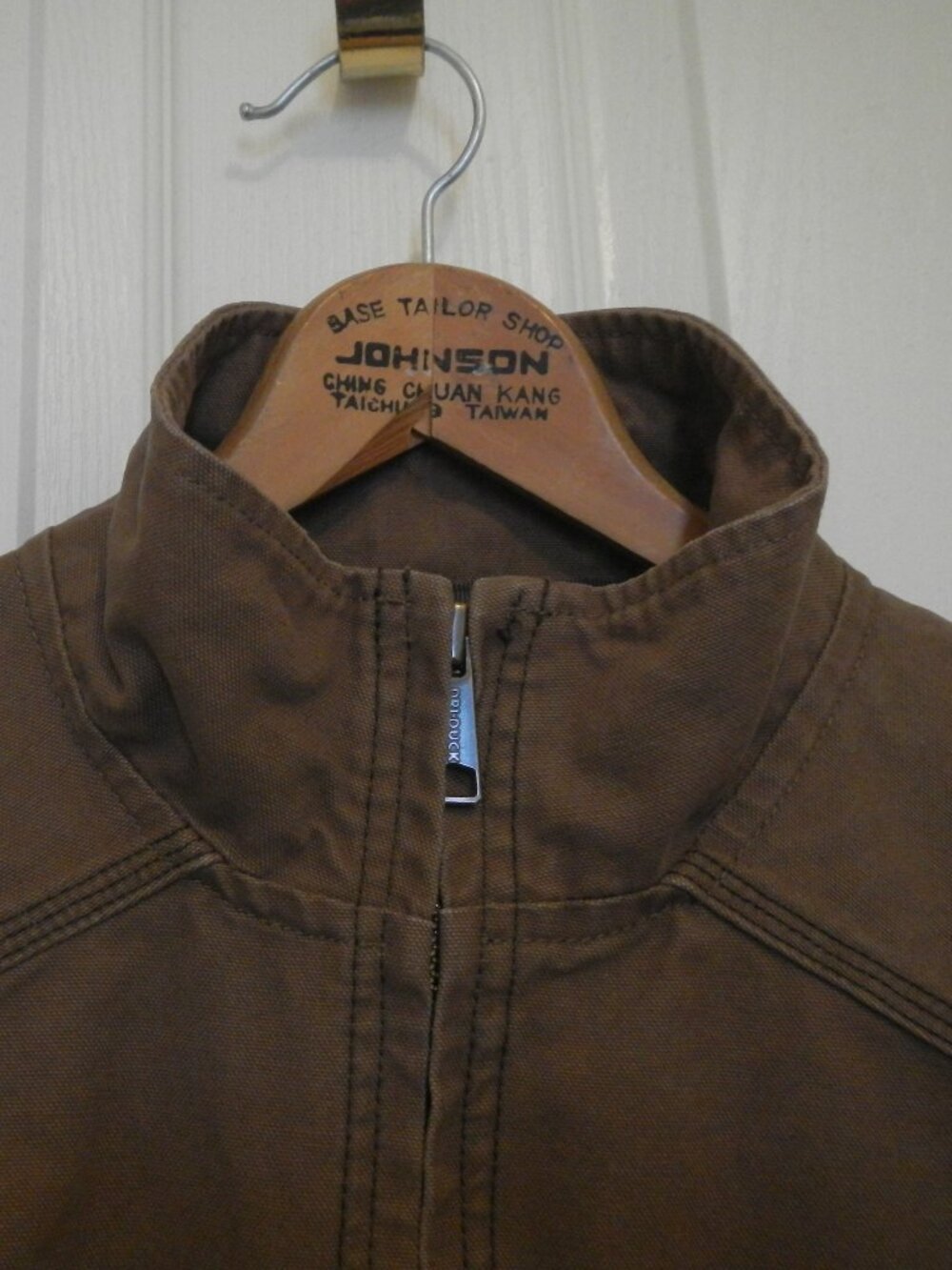 2 Men's Small, Cotton Canvas Work Jackets, Brown and Dark Brown, by Dri-Duck - Picture 2 of 12